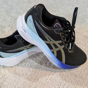 ASICS Women's Running Shoes - Black and Blue